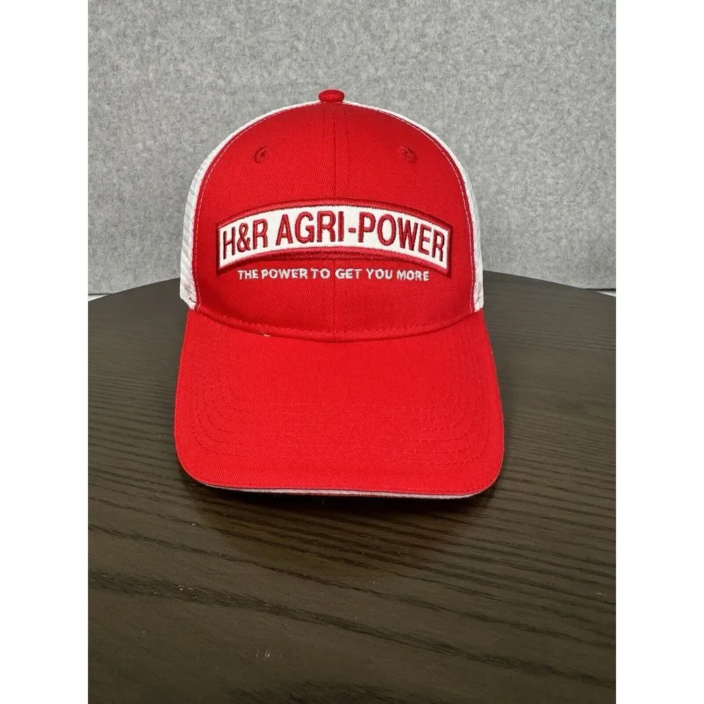 H&R AGRI-POWER Hat Baseball Ball Cap ADJUSTABLE‎ Relaxed Fit Mesh Back